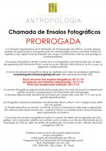 chamada ensaios PRORROGADA